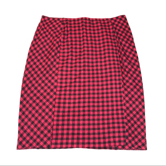 J. Jill Dresses & Skirts - NWT J.Jill Buffalo Check Ponte Pencil Skirt